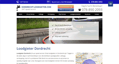 Desktop Screenshot of dordrecht-loodgieter.com
